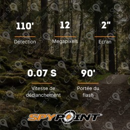 CAMÉRA DE CHASSE ULTRA COMPACTE - FORCE-DARK - SPYPOINT