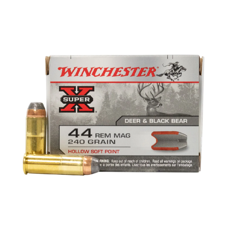 Munitions Winchester 44 Rem Mag Super X 240gr Munitions Winchester 44 Rem Mag Super X 240gr