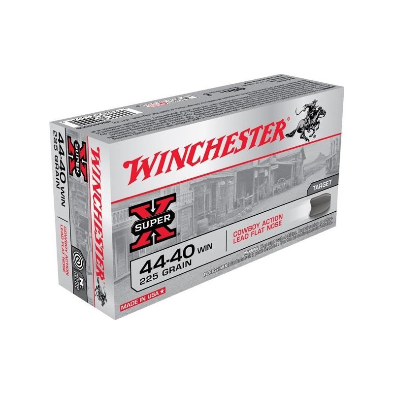 Munitions Winchester 44-40 Win 225 Grains Munitions Winchester 44-40 Win 225 Grains