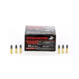 Winchester 22LR Standard Velocity Black CP LRN 45gr X 235