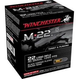 Munitions 22LR Winchester M22 Black Lead Nose