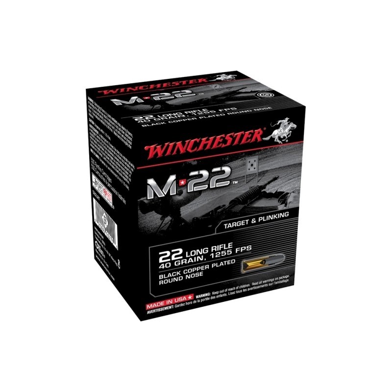 Munitions 22LR Winchester M22 Black Lead Nose