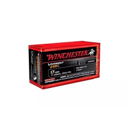 Boites de 50 munitions Winchester 17 HMR Varmint HV 17gr