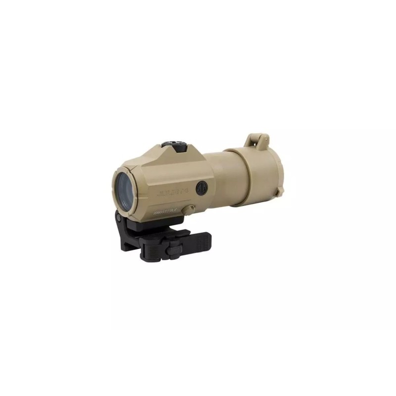 Magnifier Sig Sauer JULIET4 4x24 FDE montage Picatinny Quick Release basculant PowerCam 90° Magnifier Sig Sauer JULIET4 4x24 FDE montage Picatinny Quick Release basculant PowerCam 90°