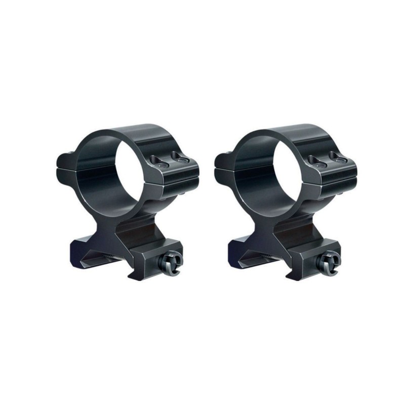 Paire colliers aluminium pour Rail 21 mm- Diamètre 30 mm - Moyen - Noir mat Paire colliers aluminium pour Rail 21 mm- Diamètre 30 mm - Moyen - Noir mat