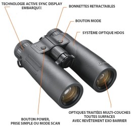 Jumelles télémétriques Bushnell Fusion X 10x42 mm
