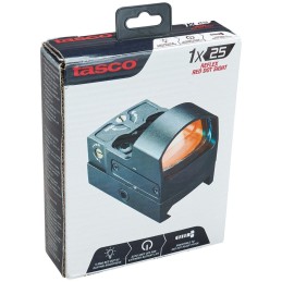 Viseur point-rouge Tasco Pro Point 1x25 mm - 4 MOA