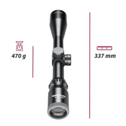 Lunette de tir Tasco World Class 4-12x40 - Réticule 30/30
