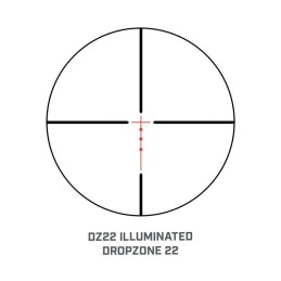 Lunette de tir Bushnell Rimfire 3-9x40 - Réticule DZ22 ILL