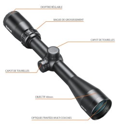 Lunette de tir Bushnell Rimfire 3-9x40 - Réticule DZ22