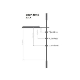 Lunette de tir Bushnell Rimfire 3-9x40 - Réticule DZ22