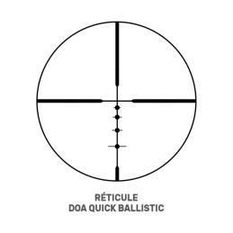 Lunette de tir Bushnell Banner 2 6-18x50 - Réticule DOA Quick Balistic avec colliers