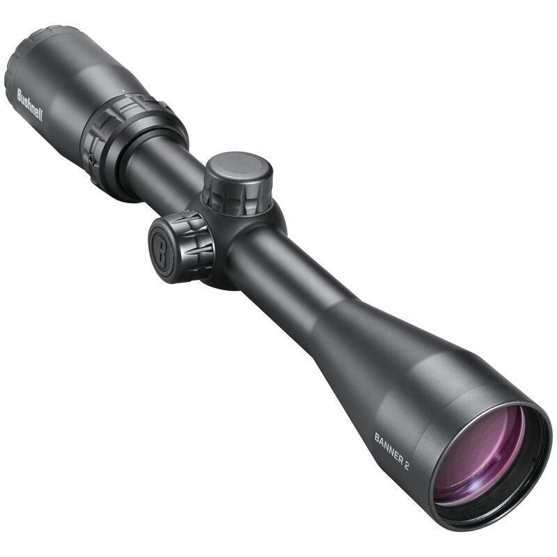 Lunette de tir Bushnell Banner 2 3-9x40 - Réticule DOA Quick Balistic avec colliers Lunette de tir Bushnell Banner 2 3-9x40 - Réticule DOA Quick Balistic avec colliers