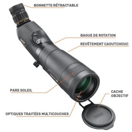 Longue-vue coudée Bushnell Trophy Xtreme 20-60x65 mm