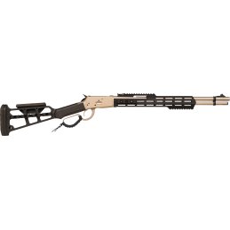 Carabine à levier sous garde HUGTEK LVR SXN nickelée calibre 44 Mag