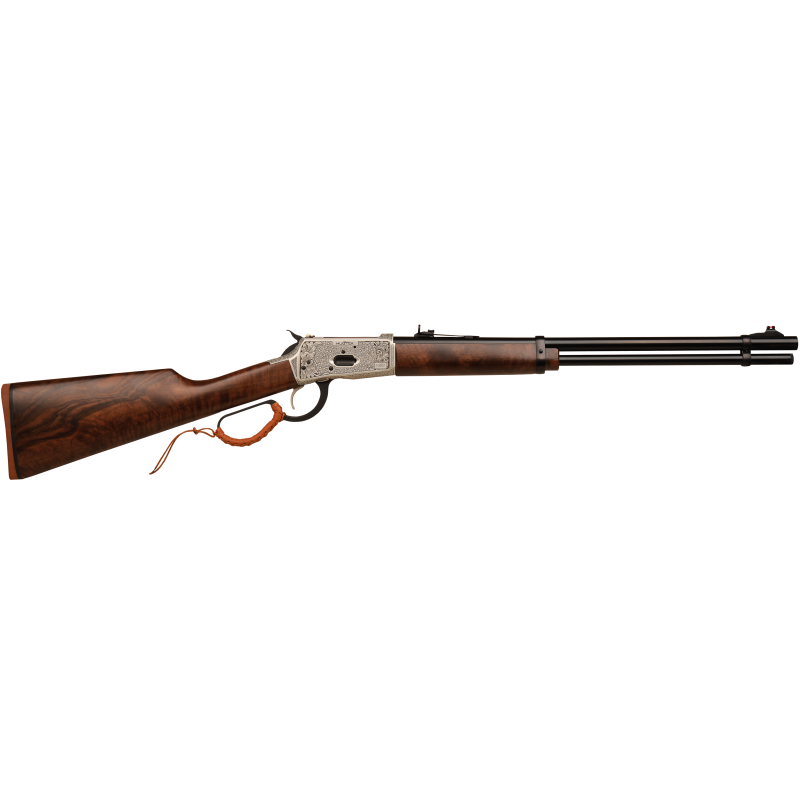 Carabine Hugtek LVR AE à Levier sous garde gravée CNC-bois supérieur Carabine Hugtek LVR AE à Levier sous garde gravée CNC-bois supérieur