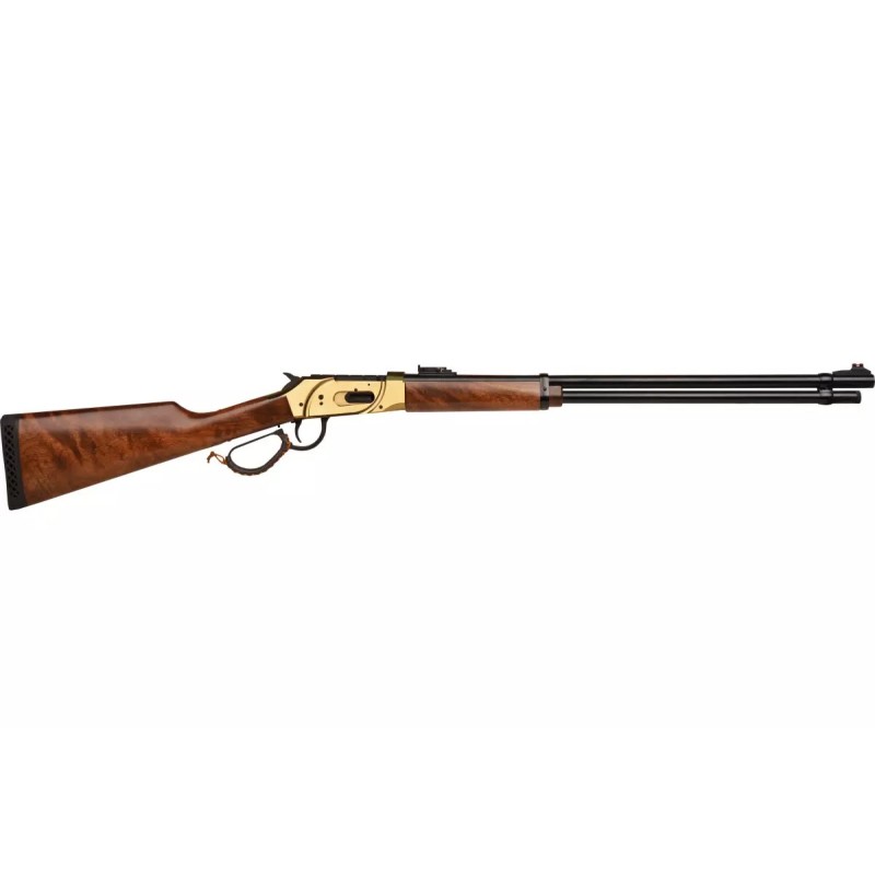Carabine à levier sous garde HUGTEK LVR BRS boîtier doré- Crosse bois- c/410Mag-51 cm-7+1 coups Carabine à levier sous garde HUGTEK LVR BRS boîtier doré- Crosse bois- c/410Mag-51 cm-7+1 coups