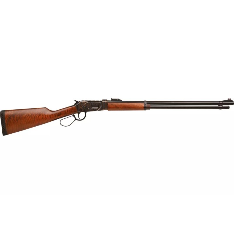 Carabine à levier ss garde boîtier jaspé- crosse bois- c/410Mag-51 cm-7+1 coups