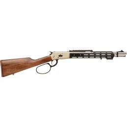 Carabine à levier sous garde HUGTEK LVR SWXN boîtier Nickel-bois-MLockAlu calibre 30-30 Win