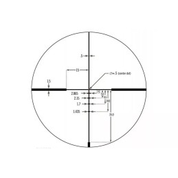 Lunette de visée Vortex Razor Gen II HD-E 1-6x24