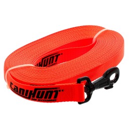 Longe HUNTER FIRST 10ML sangle Plate Polyester 25mm Orange