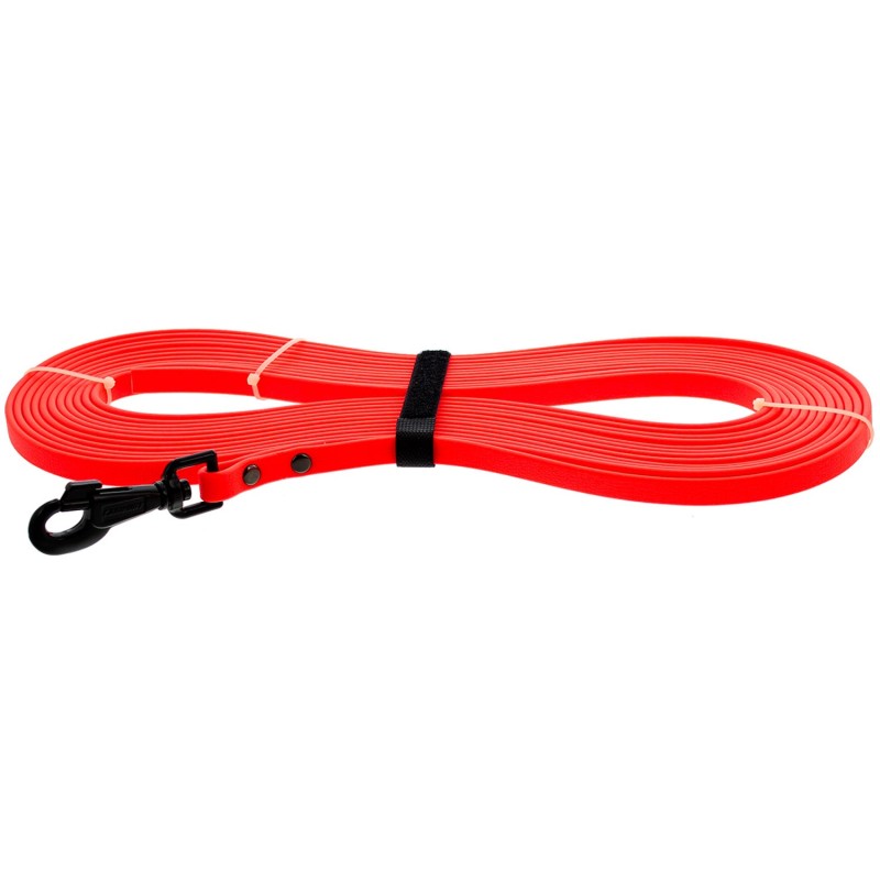Longe XTREME FIRST 10ML sangle Plate PVC 13mm Orange Longe XTREME FIRST 10ML sangle Plate PVC 13mm Orange