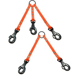 Accouples double/triple X-TREME orange 30cm