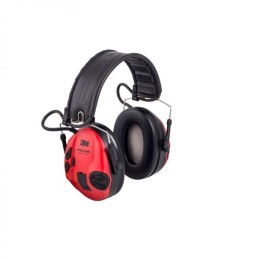 CASQUE AERO PELTOR SPORTTAC COQUILLES NOIRES/ROUGES