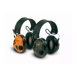 CASQUE AERO PELTOR SPORTTAC COQUILLES VERTES/ORANGES