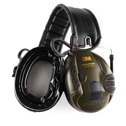 Casque 3M Peltor sporttac - Kit gel - Coquilles Camo Orange