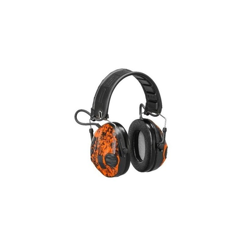 Casque 3M Peltor sporttac - Coquilles Vertes/Oranges digital Camo Casque 3M Peltor sporttac - Coquilles Vertes/Oranges digital Camo