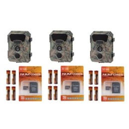 PACK TOUT INCLUS 3 x piège photographique – caméra de chasse PIE1066