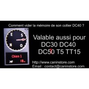 Vider la mémoire d'un collier DC30-DC40-DC50-T5- sur ASTRO 320